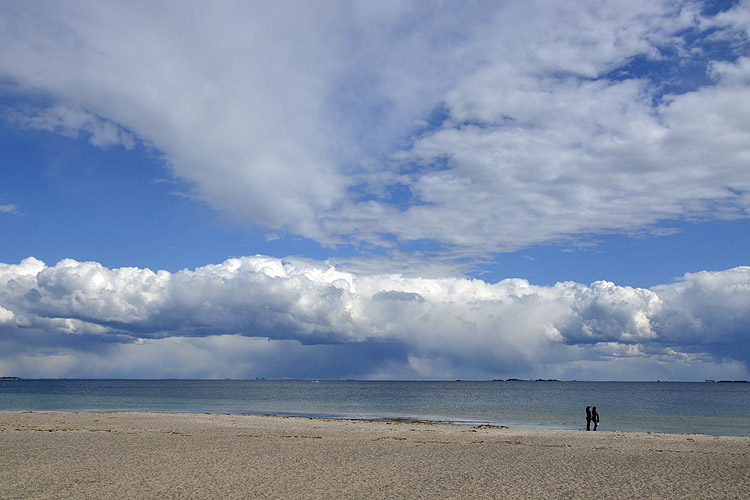 Somewhere between heaven and earth Amager Strand Denmark