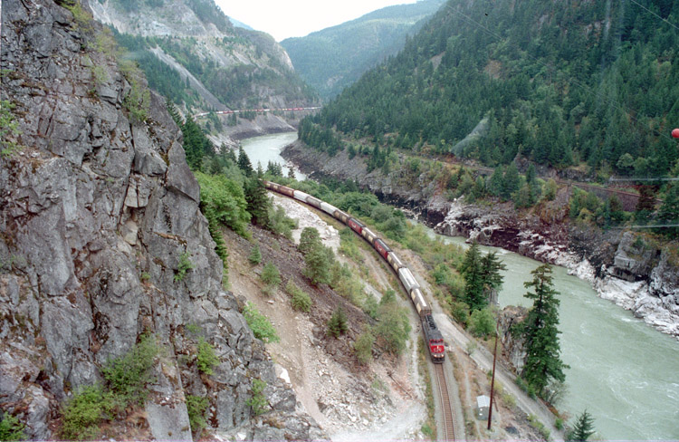 Long Train Running British Columbia Canada Roadtrip
